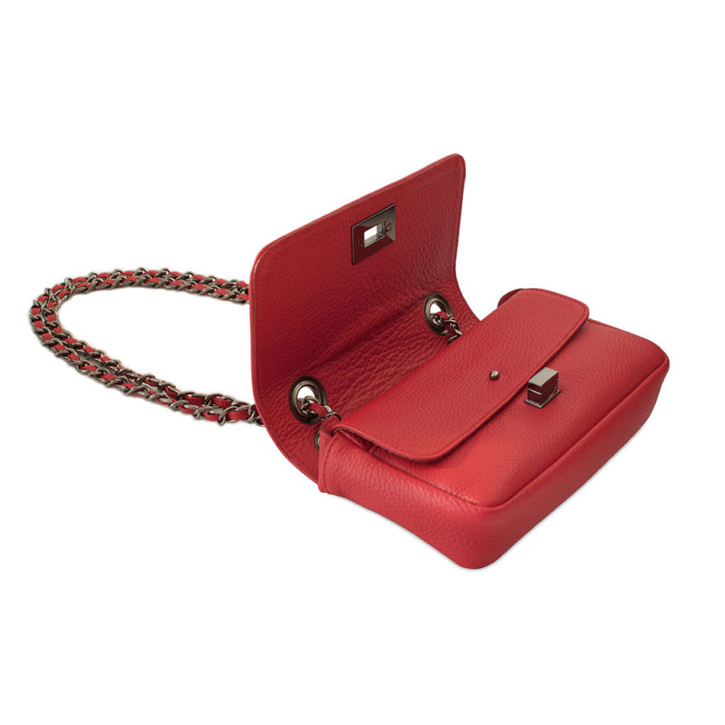 sac joana taurillon rouge