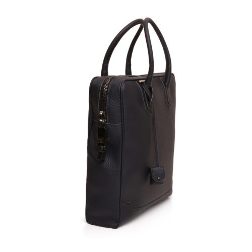 Sac Tote en Taurillon Noir