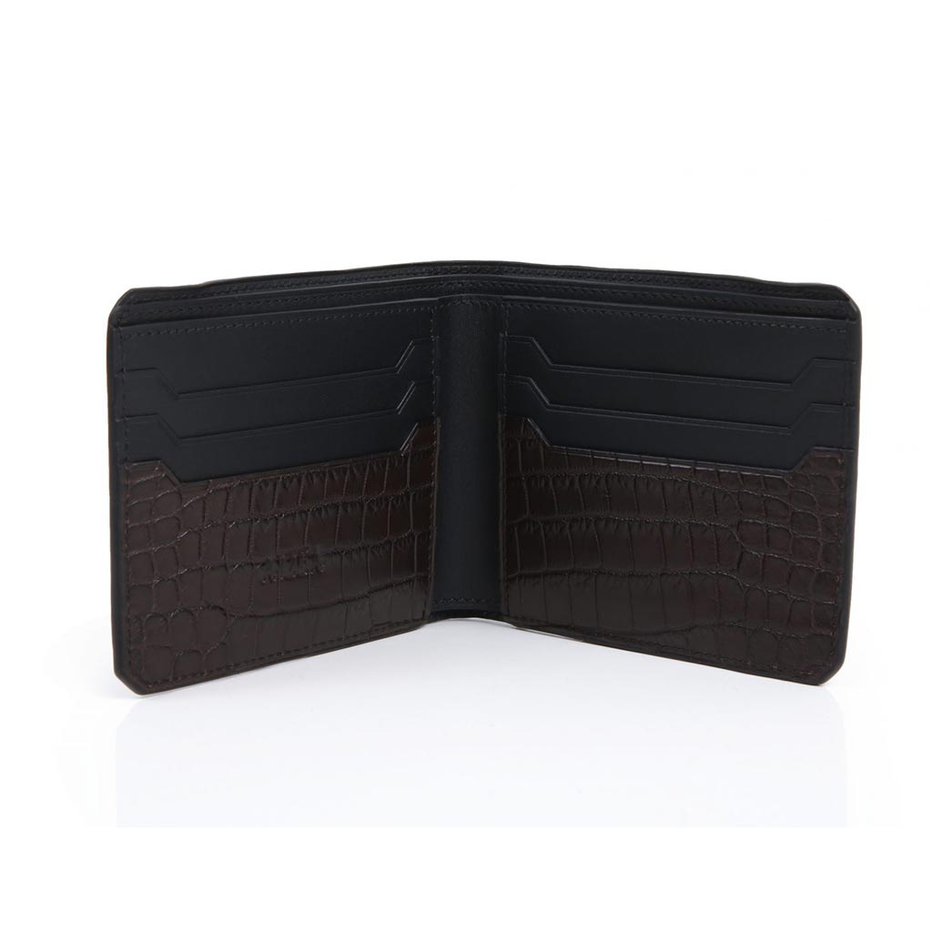 #1004-wallet-6cc-alligator-marron-2 Portefeuille 6cc alligator marron