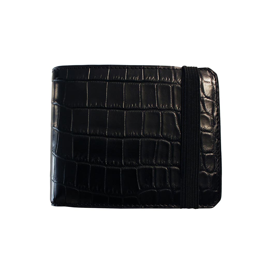 #1004-wallet-6cc-alligator-noir Portefeuille 6cc alligator noir