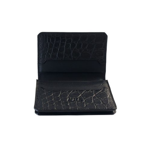 Business Card Holder in Alligator