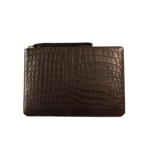 Pouch for Men in Alligator