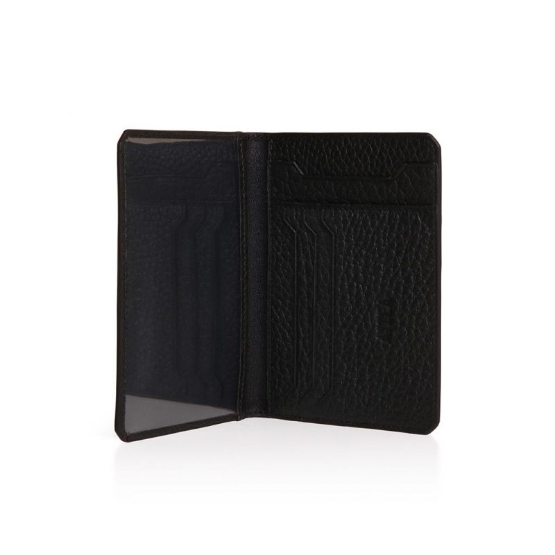 id wallet taurillon noir