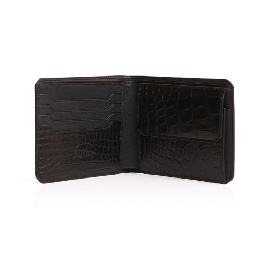 Wallet 4cc with Coin Case in Alligator