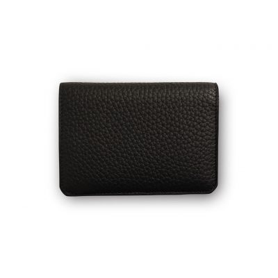 portefeuille compact taurillon noir