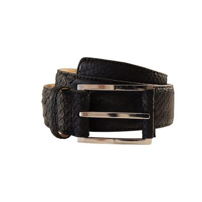 ceinture python noir