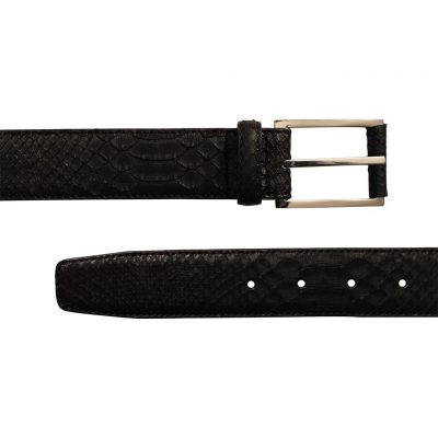 ceinture python noir