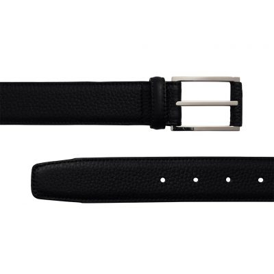 ceinture taurillon noir