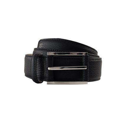 ceinture taurillon noir