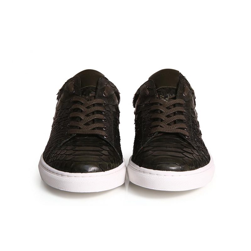 sneakers python kaki