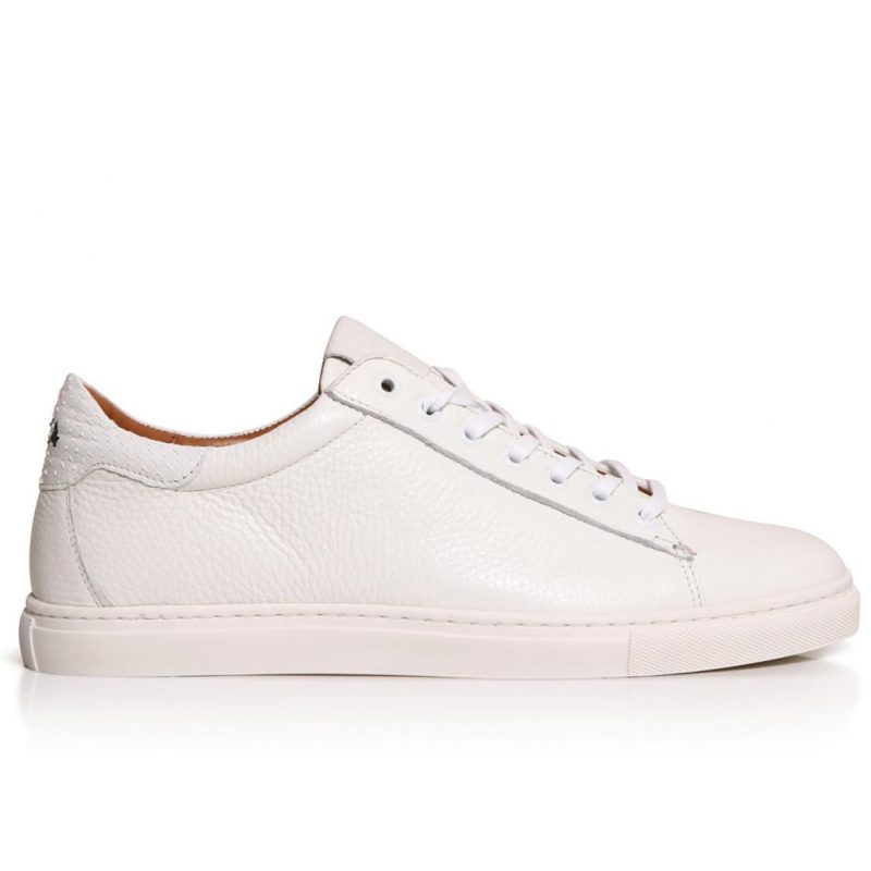 sneakers taurillon blanc