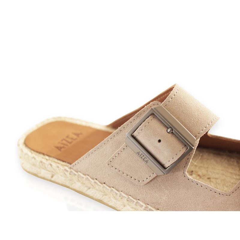 espadrilles playa suede beige