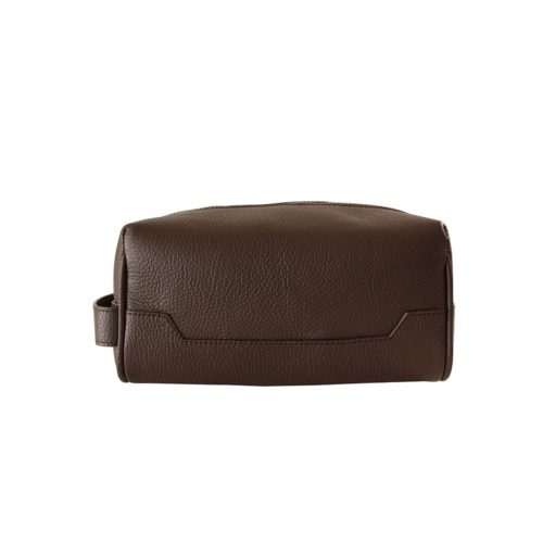 Toiletry Bag in Taurillon