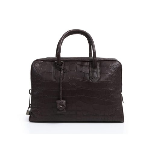 Slim Briefcase 8 cm en Alligator