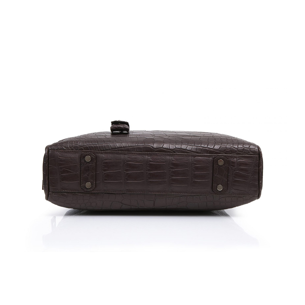 #10-slim-briefcase-alligator-marron-dessous Slim briefcase alligator marron