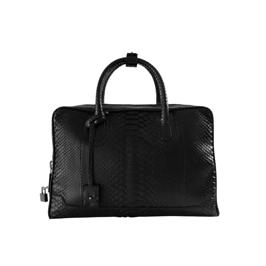 Slim Briefcase in Python Aizea Online Store