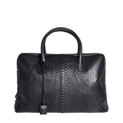 sac de voyage python noir