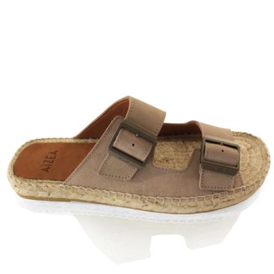 espadrilles playa suede beige