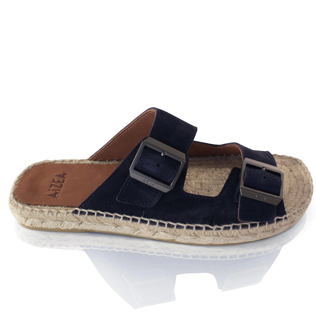 Espadrilles-playa-marine espadrilles playa suede marine