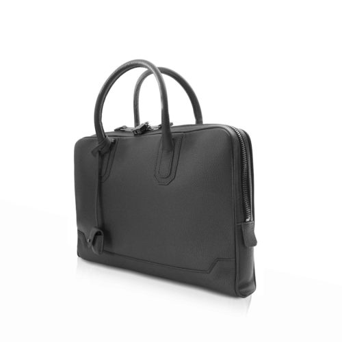 Extra Slim Briefcase 5cm in Taurillon